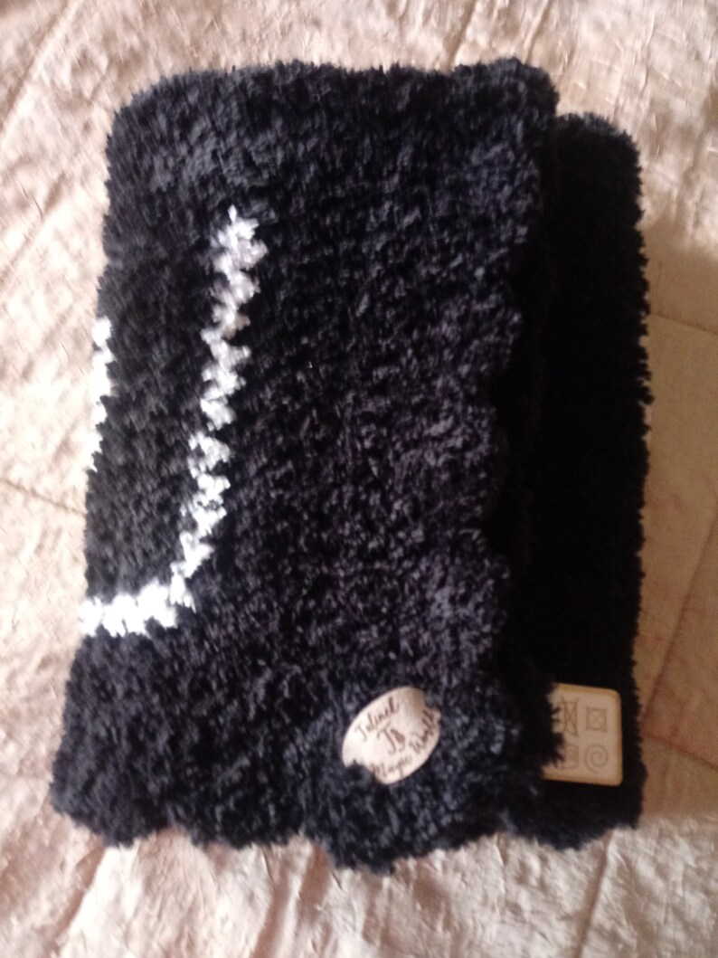 Luxury fur chenille blanket pet blanket crochet cat plaid zdjęcie 6
