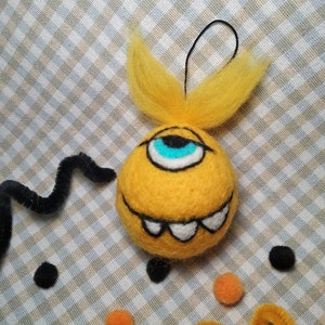 Monster, Monster Toy, Monster Gift, Handmade Felt Monster, Halloween Decoration, Halloween Gift