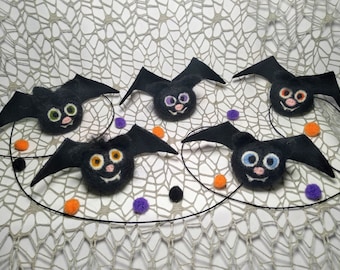 Halloween Bats, Handmade Bats, Gift Halloween Bats, Halloween Decorations, Halloween Gift, Bat Toy, Halloween Decor Party