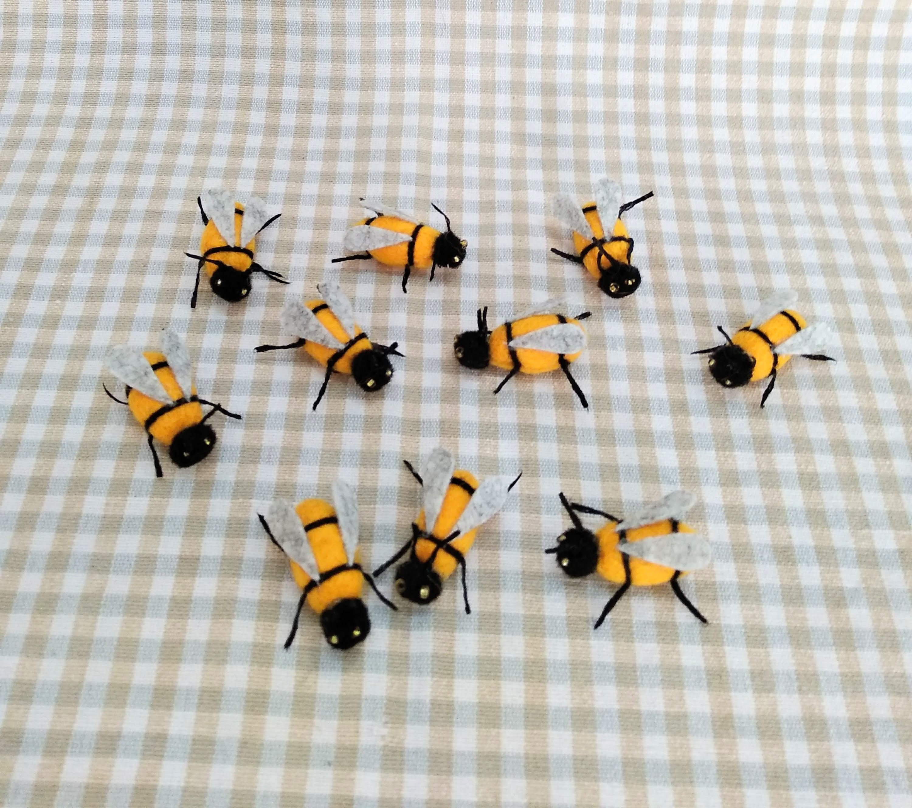 MEIKIUP Make-up-Tasche Bienen-Lehrer Geschenk – „I Teach The Cutest Bees In The Beehive“, Wasserabweisend, 23,5x17 Cm
