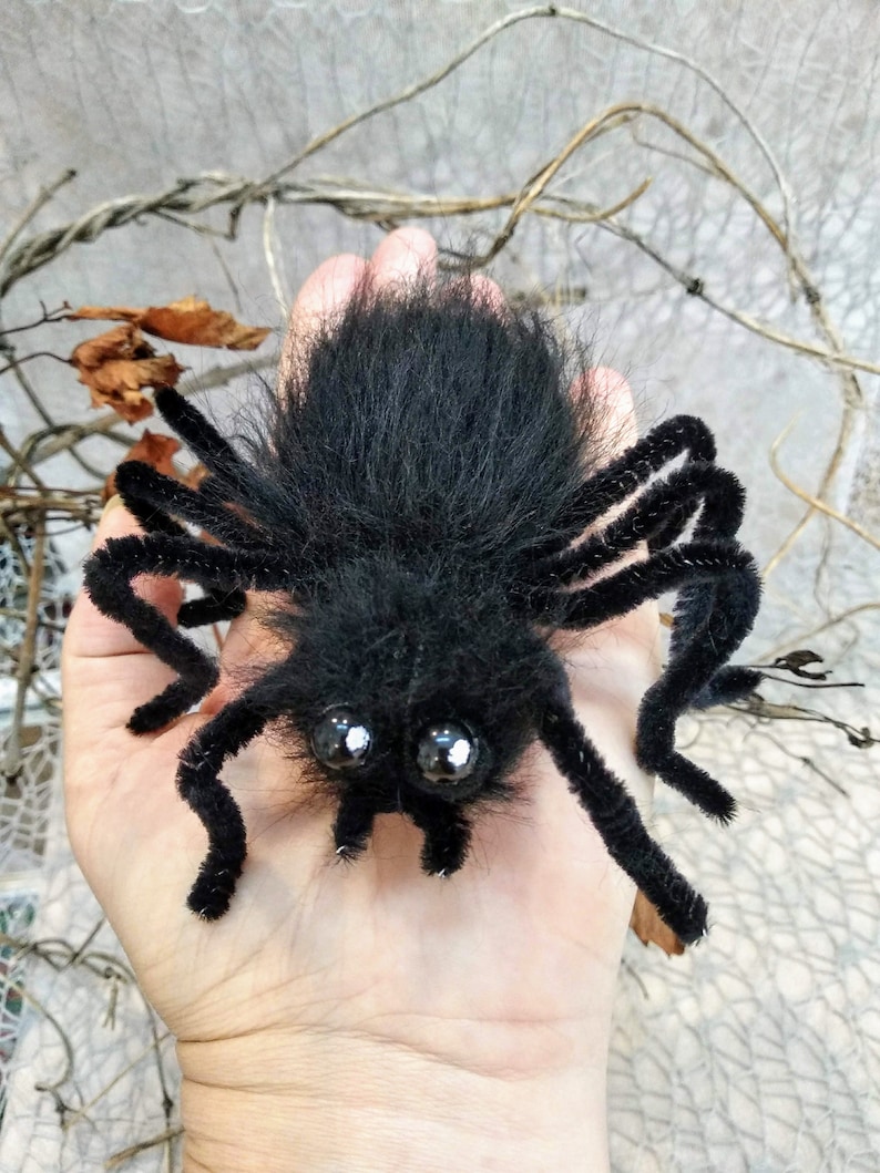 Spider Toy Halloween Gifts Halloween Decorations Gifts Halloween Spider Halloween Spider Handmade Spider