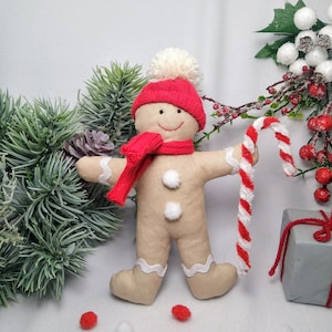 Weihnachts Lebkuchenmann, Weihnachts Lebkuchen, Handgemachter Lebkuchen, Weihnachtsgeschenke, Lebkuchendekoration, Weihnachts Lebkuchendekoration