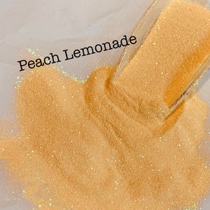 PEACH LEMONADE - Ultra Fine Peach Color Shift Glitter - Polyester Glitter - Solvent Resistant