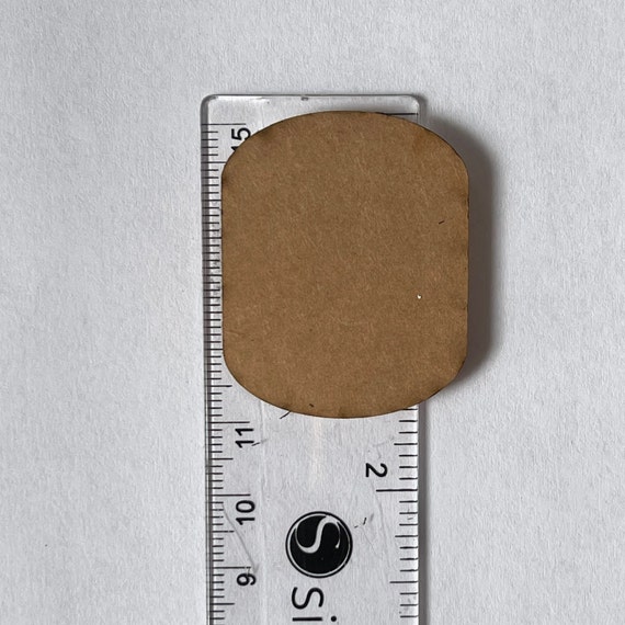 PILL SHAPE ACRYLIC Badge Reel Cover-clear Acrylic Blank-badge 