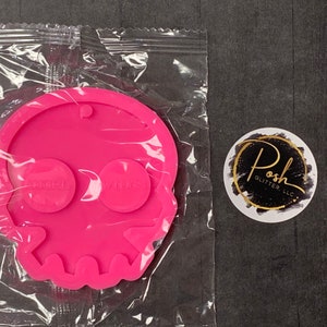 SKULL KEYCHAIN MOLD, Keychain Mold, Silicone Mold, Molds, Shiny Mold, Clay, Freshie, Resin Mold