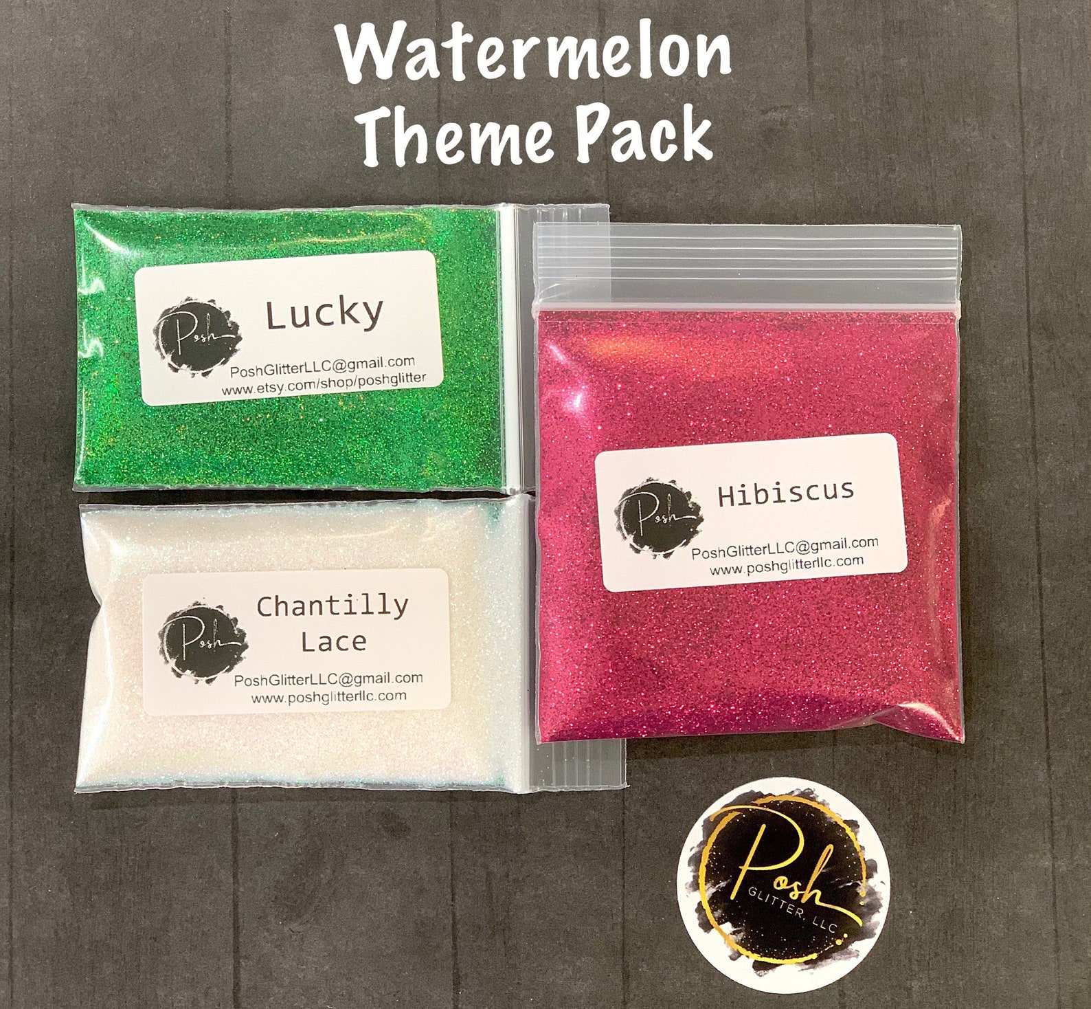 Watermelon Themed Glitter Pack, Watermelon Glitter Bundle, Ultra Fine ...