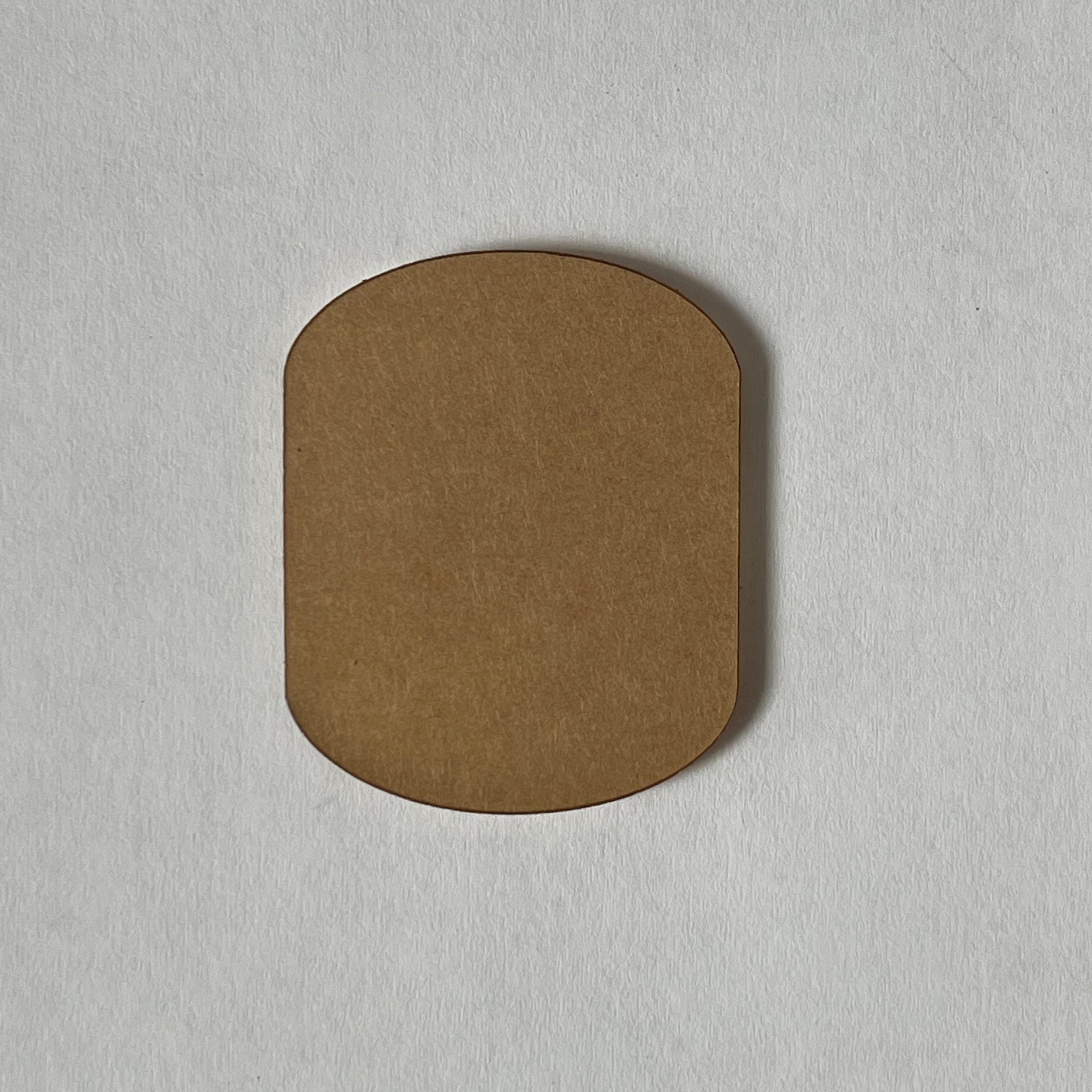 PILL SHAPE ACRYLIC Badge Reel Cover-clear Acrylic Blank-badge 