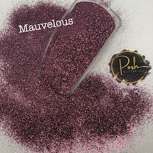 MAUVELOUS Maroon Glitter, Ultra Fine Loose Glitter, Polyester Glitter, Solvent Resistant, Deep Purple Red Wine Glitter