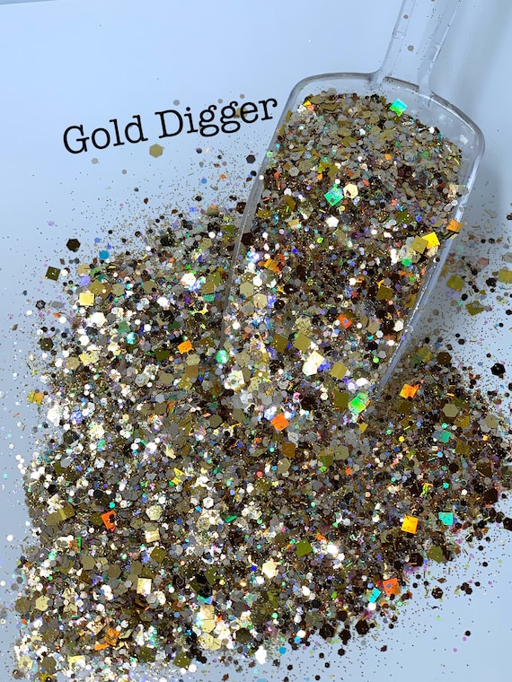 Chunky Glitter Gold Digger Chunky Glitter Gold Digger