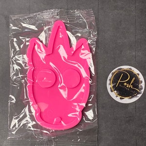 UNICORN KEYCHAIN MOLD - Animal Keychain Mold - Silicone Mold - Molds - Shiny Mold - Resin Mold