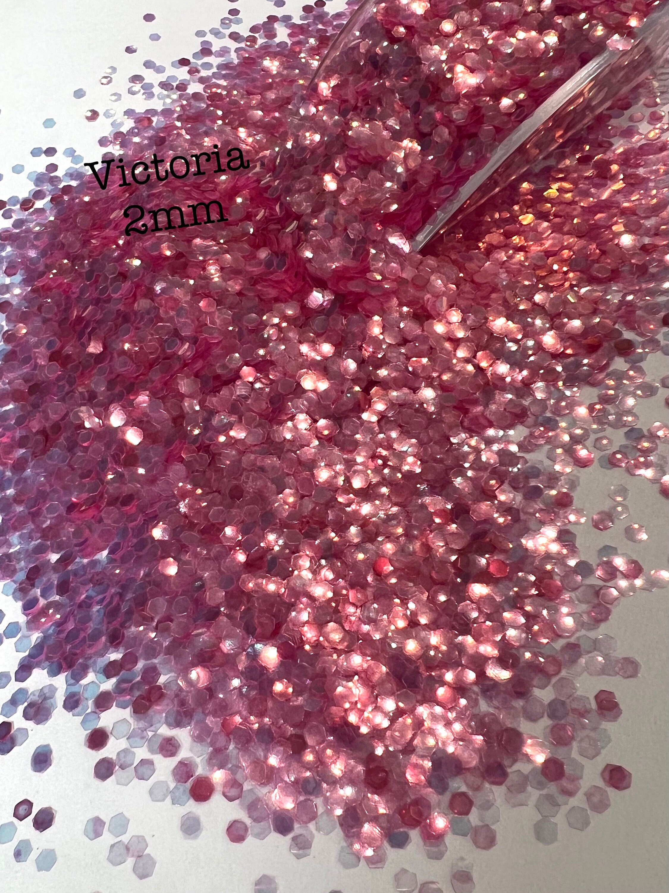 Victoria top glitter rose