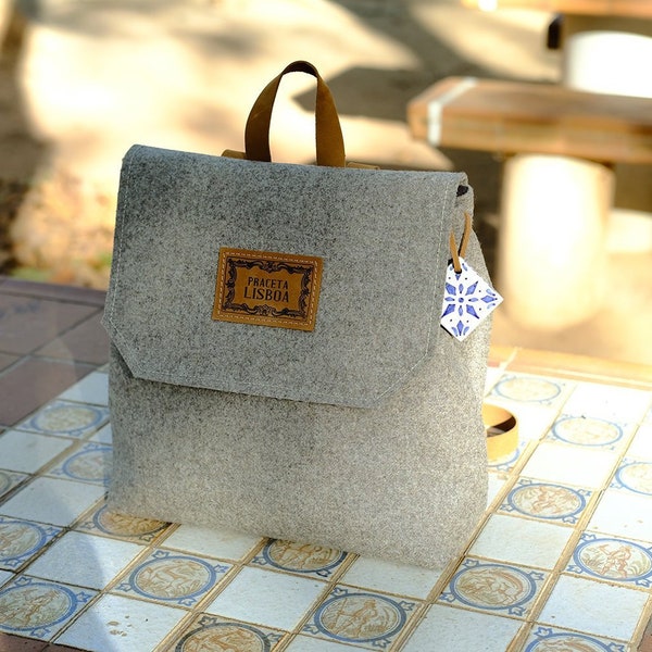 handmade backpack | PRACETA LISBOA . serra collection |  reference 13.101