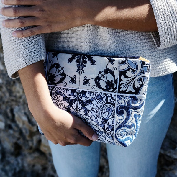 handmade clutch | portuguese bags | portuguese tiles clutch