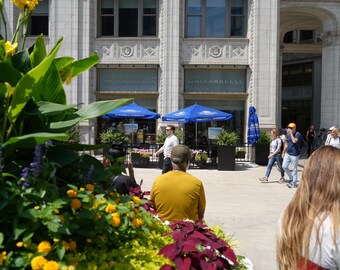 Wrigley Building: Ghirardelli Chocolate Shop Chicago Photography Print