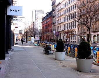 West Broadway Browsing Print - New York City Street Photography