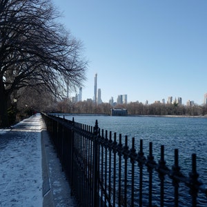 Central Park Reservoir facing Central Park South Print  - New York City Photography