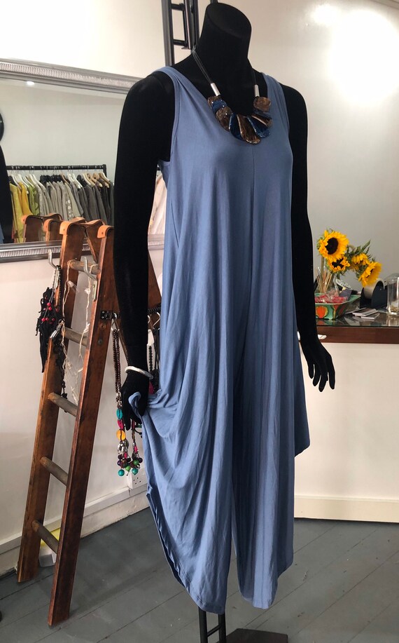 Jumpsuit with parachute sides, available in various colours. XXL size 10 -18 UK
