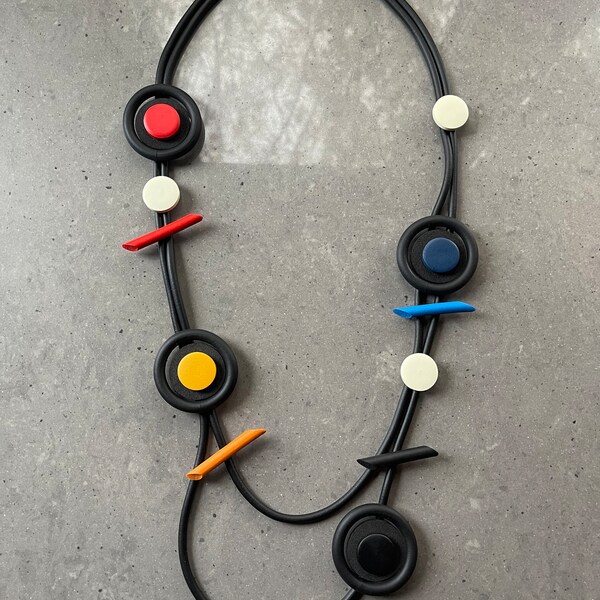 Rubber Necklace Etsy