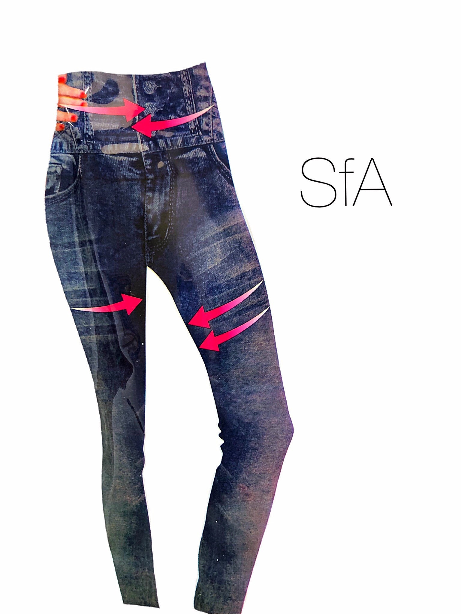 Image of Plus Size. Fleece Lined Leggings, Must Have For All Seasons. Hugh Waist Band. in  Different Colours Size  -  U.k