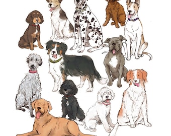 Spezialanfertigung Tierportrait/Illustration, Auftrag