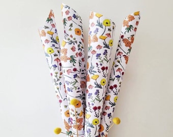 Large luxury British wildflower wrapping paper