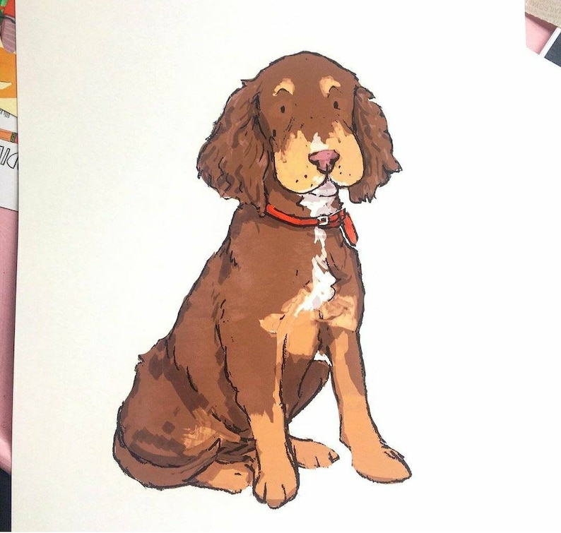 Custom Pet Portrait/illustration Commission Etsy UK