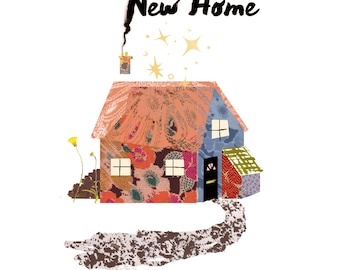 New Home A6 Greetings card