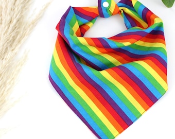 Bandana de perro arcoíris