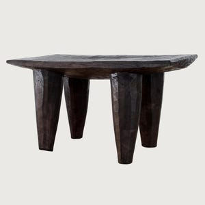 Taburete Senufo africano vintage / Tamaño mediano - SKU 826