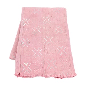 Pink Mudcloth Fabric
