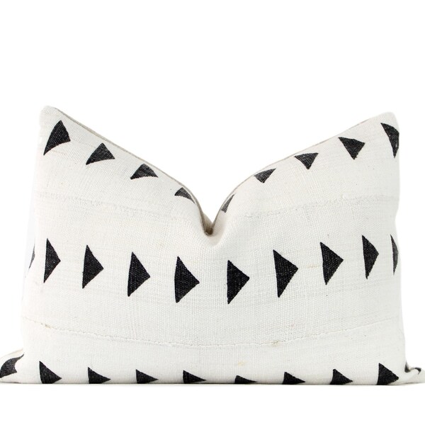 Quick Ship Mudcloth Lumbar Pillow Cover [many sizes available]