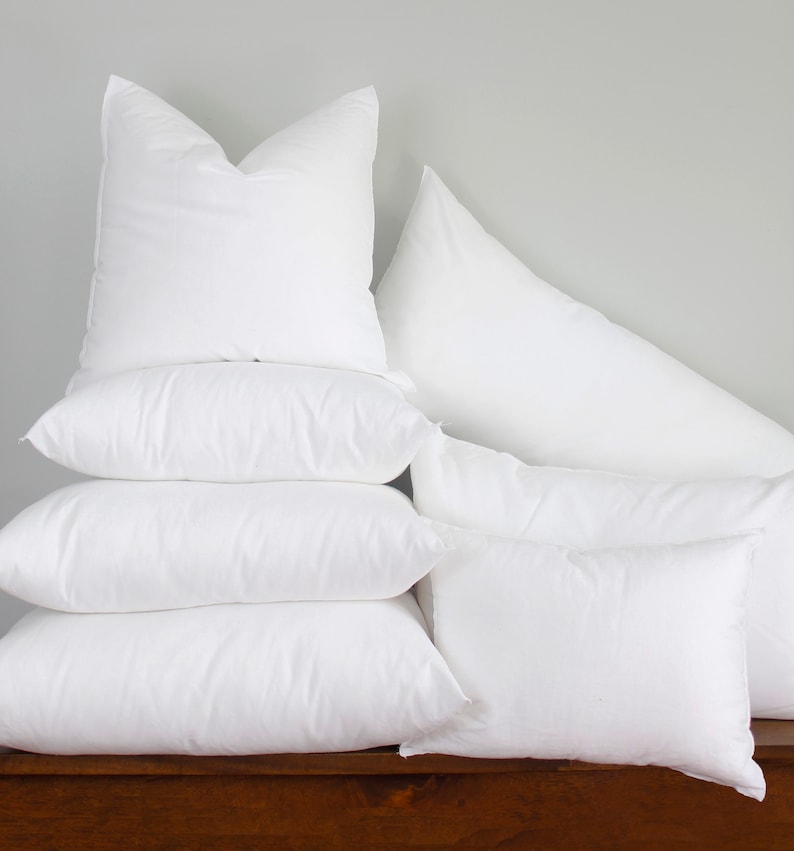 Faux Down Pillow Inserts Etsy