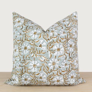 Block Print Pillow Cover