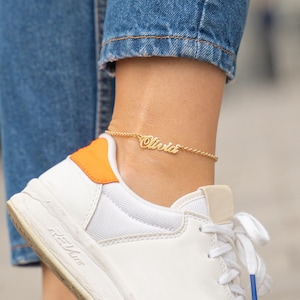 Hotwife Anklet - Name Bracelet - Jewelry for Wife - Women Anklet with Name - Bracelets for Women - Anklet for Beach - Custom Gifts for Women