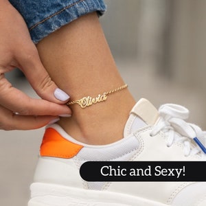 Personalized Hotwife Anklet with Name: Custom Charms, Swarovski Crystals, Unique Pendants - The Ultimate Sexy, Stag & Vixen, Swinger Jewelry