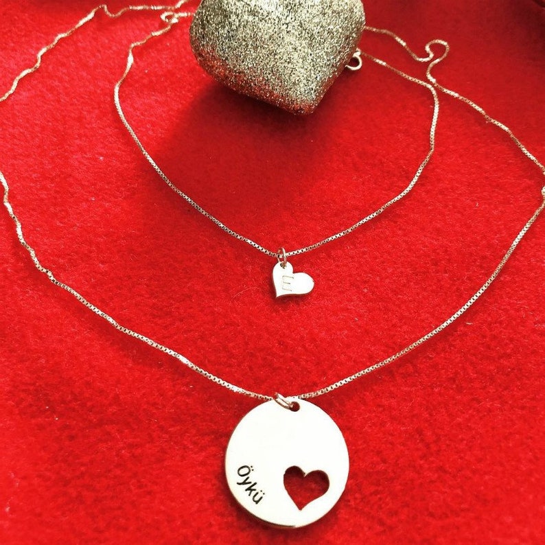 Mother Daughter Jewelry Mom and Daughter Necklace Sets Gold Etsy