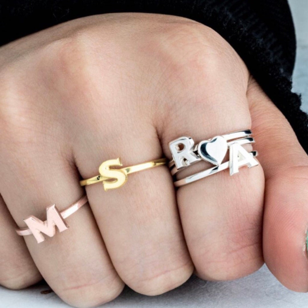 Double Initial Ring | Initial Rings | Rae Paz