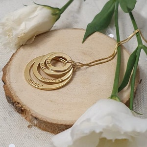 Collar personalizado para mamá - Joyas sentimentales para madres - Regalo para el día de la madre - El mejor collar para mamá - Regalo personalizado para mamá