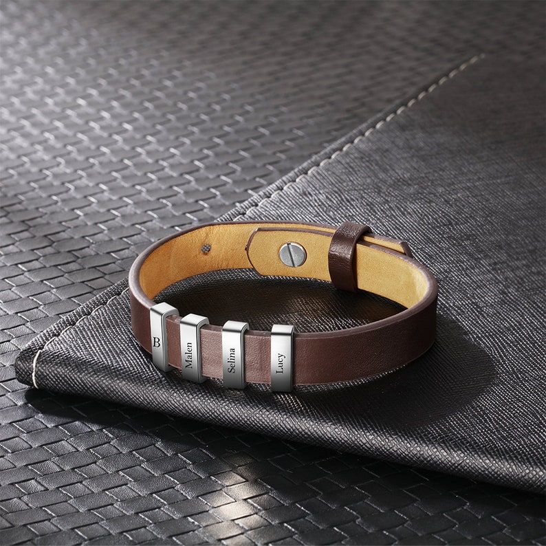 Personalized Men Bracelet Valentines Day Gifts for Him Etsy