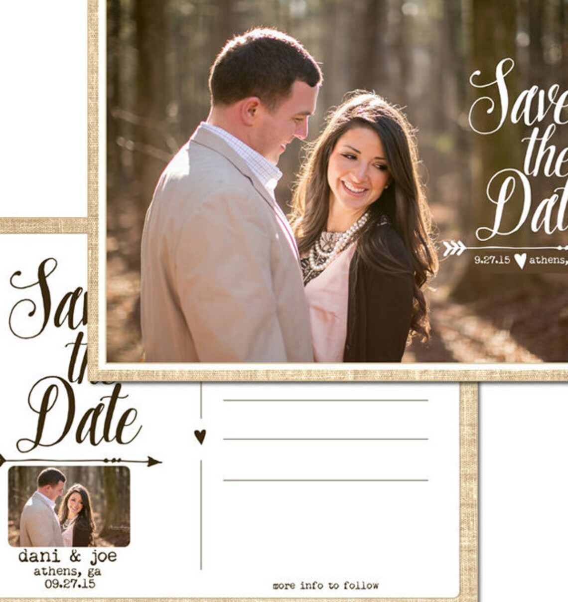 Save the Date Photo postcard template required Etsy Save the Date Photo postcard template required Etsy