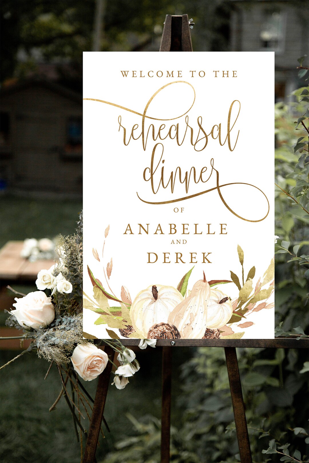 Wedding Rehearsals Sign Rehearsal Dinner 24x36 Etsy