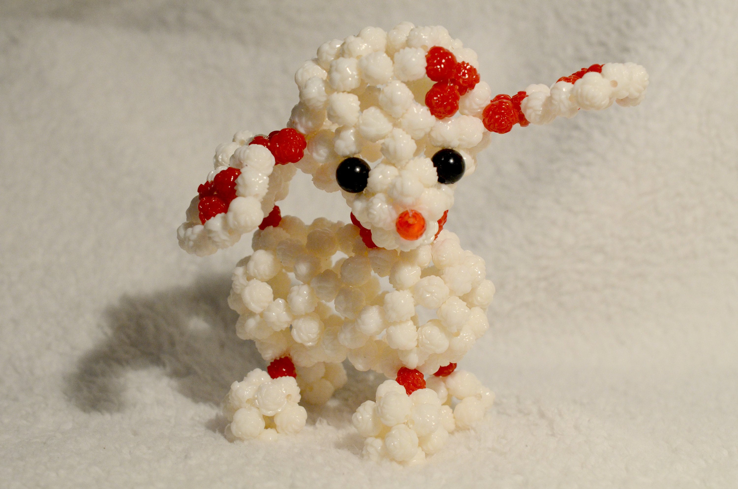 3D Beaded Poodle beaded animal beaded dog home decoration | Etsy