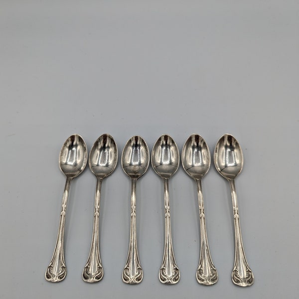 Early Art Nouveau Sterling Demi Tasse Spoons