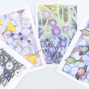 Jeu de 4 cartes postales Wild SoCal Nature Art, 4 x 6 po