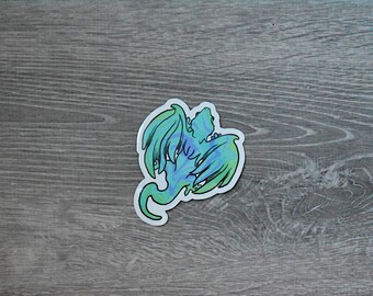 Crested Dragon sticker
