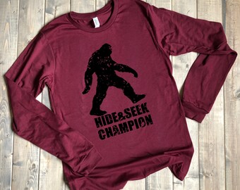 bigfoot long sleeve t shirt