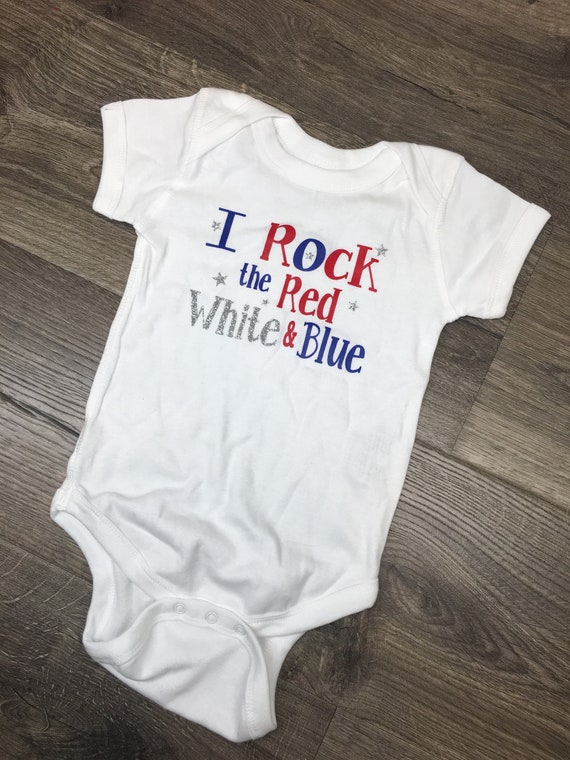 patriotic baby onesie