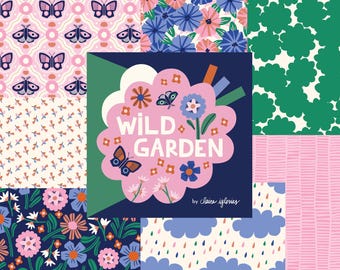 Cloud9 Wild Garden Collection Organic Cotton Fabric