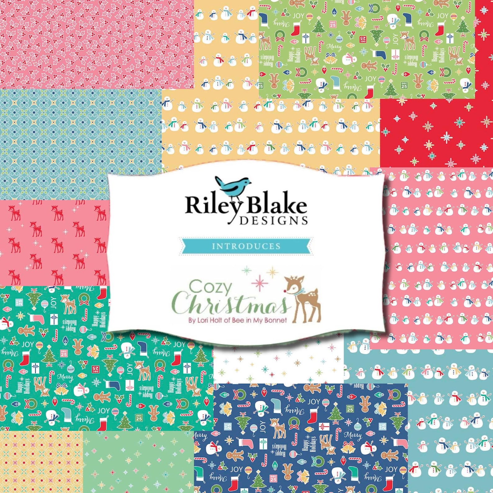 Cozy Christmas Fabric by Lori Holt for Riley Blake - Etsy