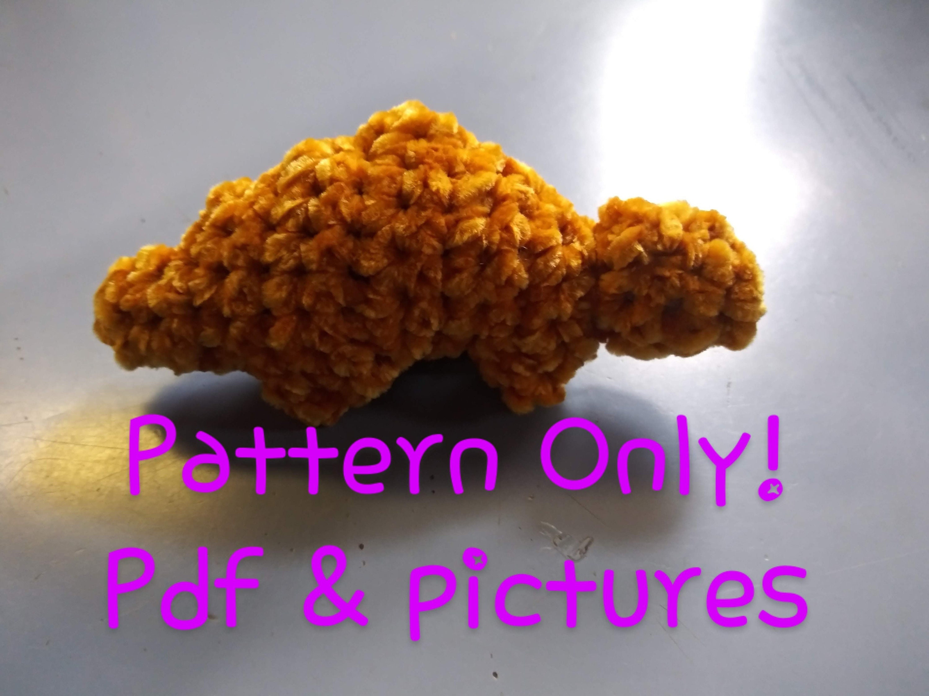 22 Dino Nugget Crochet Patterns for Playful Plushies, Pillows, and Giftable Makes 4 Spiketail Dino Nugget Crochet Pattern